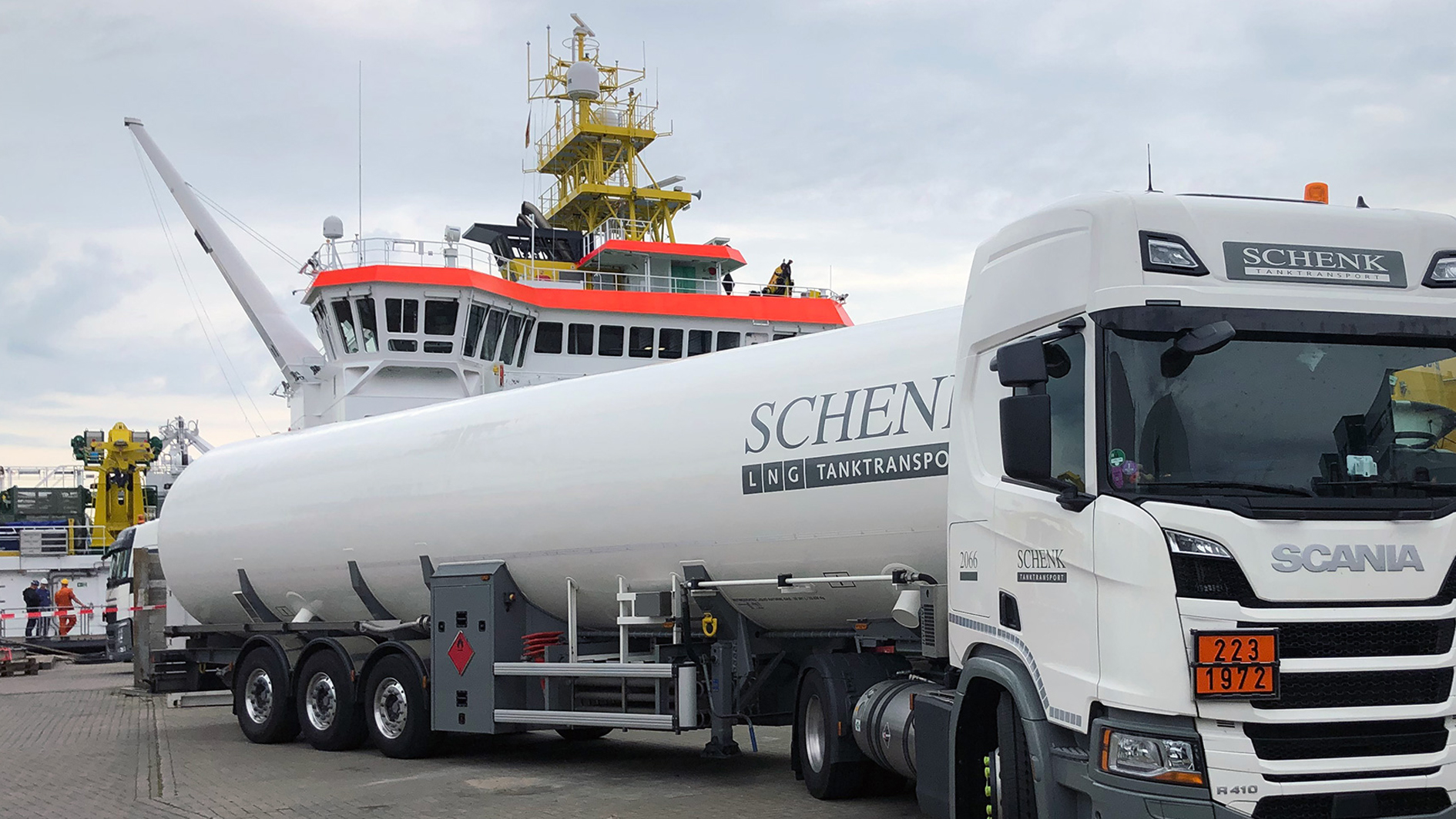 Atair receives LNG in first truck-to-ship bunkering operation - Ship ...